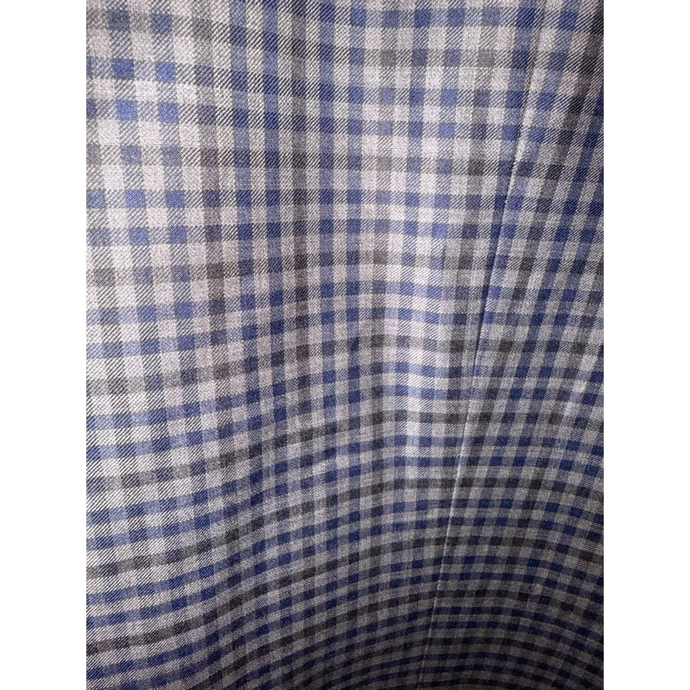 Ted Baker London Endurance Jacket Blazer Wool Laine‎ Grey purple Plaid 42R H14